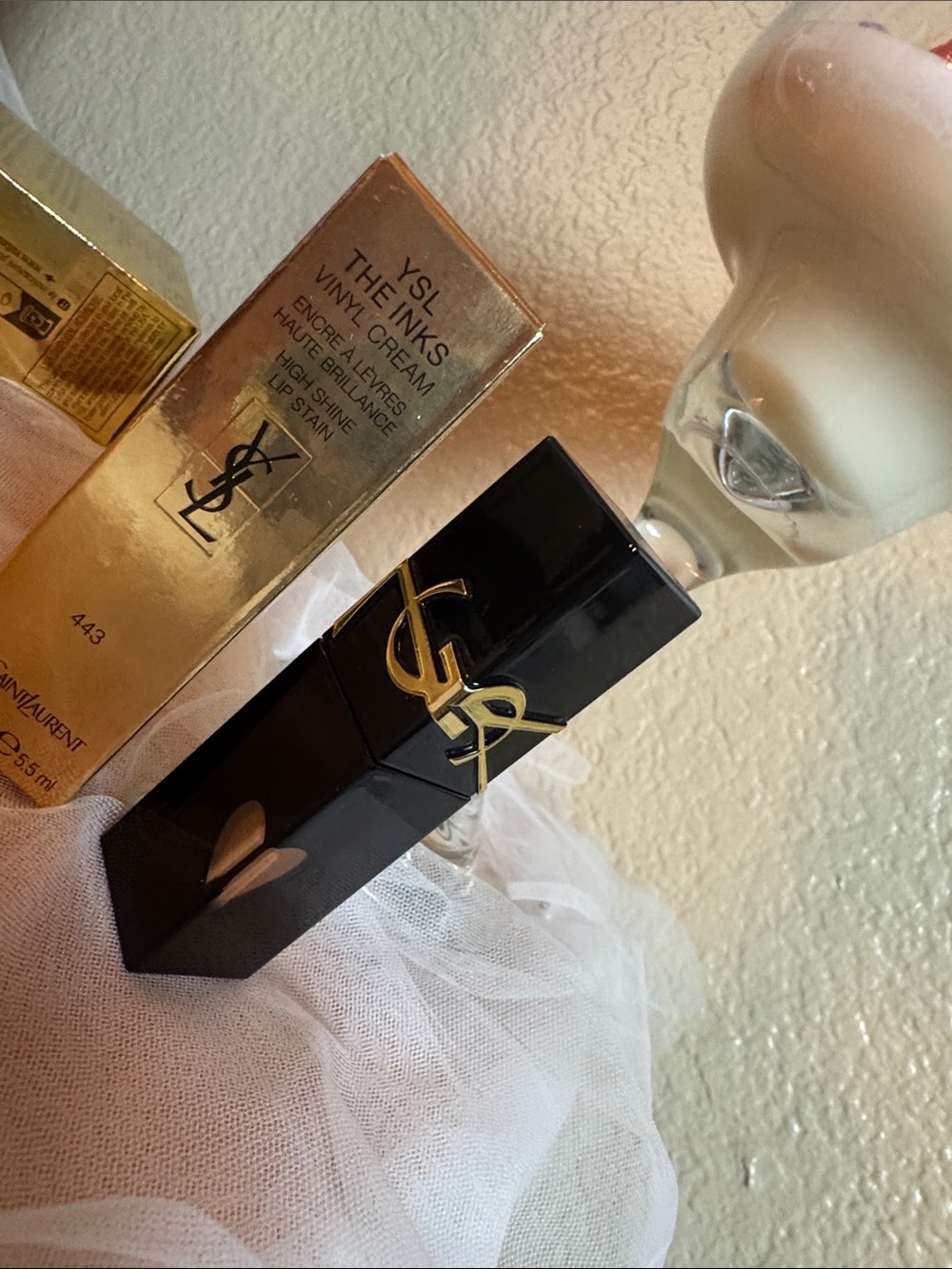 Yves Saint Laurent Black & Gold Compact Foundation and Lipstick Set - Picture 8 of 16